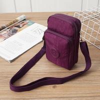 Gambar ValVel Shop Tas Selempang Mini HP Nylon Waterproof 3 Sekat Multifungsi SLP077 - Tas Wanita Elegan & Praktis dengan Tali Adjustable dan Desain 3 Ruang Fungsional - MAROON dari Shinning Collection undefined 3 Tokopedia