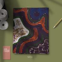 Gambar Kain Batik Tulis Mahkota Laweyan Super Abstrak Modern 1,8 meter SK53 dari Batik Mahkota Laweyan undefined 2 Tokopedia