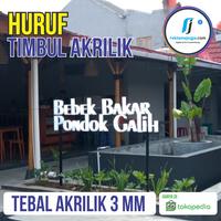 Gambar Huruf Timbul Akrilik Murah | Acrylic 3D | dengan Led / Tanpa Led dari Reklame Jogja undefined 1 Tokopedia
