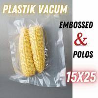 Gambar plastik vacum embos plastic vacuum polos 15x25 - EMBOS TRNSPARAN, 15CM X 25CM dari Sipacking Store undefined 1 Tokopedia