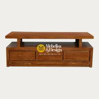 Gambar Minimalis Bufet TV Jati, Meja TV Minimalis Jati Jepara dari MEBELISA DESIGN undefined 2 Tokopedia