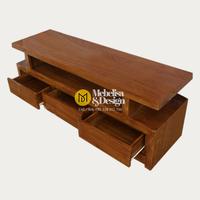 Gambar Minimalis Bufet TV Jati, Meja TV Minimalis Jati Jepara dari MEBELISA DESIGN undefined 3 Tokopedia