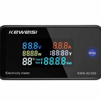Gambar Keweisi KC-AC300 1 6 in 1 AC 100A Kwh Voltmeter Ammeter Wattmeter Suhu dari Solar Energy Power undefined 1 Tokopedia