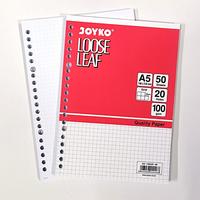 Gambar Loose Leaf / Isi Kertas Binder A5-100GR 50 Lembar Kotak - Kotak dari Meta Stationery_NEW undefined 1 Tokopedia