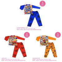 Gambar Baju Setelan Anak Laki-Laki Panjang Full Print 2-10 Tahun Shirton (1) - CAPTAIN A FP, 2-3y Panjang dari shirton undefined 2 Tokopedia