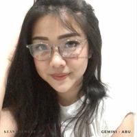 Gambar GEMINI - FRAME KACAMATA OVAL SUNGLASS FASHION LENSA ANTI RADIASI - ABU-ABU, STANDAR NORMAL dari KeanEyewear undefined 1 Tokopedia