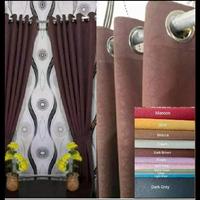 Gambar GORDEN JENDELA GORDEN PINTU MINIMALIS TERMURAH blackout - cream, L130×100cm dari rasyarambu gorden shop undefined 3 Tokopedia