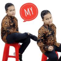 Gambar KEMEJA BATIK COUPLE AYAH DAN ANAK - ANAK PANJANG, M dari Aj Banyurip undefined 4 Tokopedia