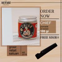 Gambar POMADE CHIEF RED FREE SISIR SAKU & STICKER - RED REGULER dari Alvaiz urban Store undefined 3 Tokopedia