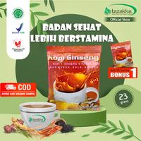 Gambar Kopi Ginseng Isi 10 Sachet Minuman Herbal Stamina Tazakka. - 1 pcs dari Herbal Tazakka Store undefined 1 Tokopedia
