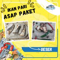 Gambar Ikan Asap Pari / Ikan Pari Asap Paket Hemat 3 Daging 3 Sirip dari Warung Ikan Asin Ms Rido undefined 1 Tokopedia