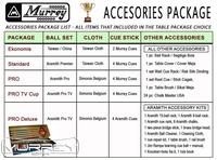 Gambar Murrey X-Factor 9-ft Pool Table Slate - Meja Billiard Biliar 9 ft Asli - Paket PRO TV dari ISAK Billiard Sports Co. undefined 3 Tokopedia