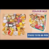 Gambar Mainan Anak Dimsum Fast Food masak-masakan 88pcs box warna dari mini shop 2019 undefined 1 Tokopedia