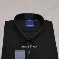 Gambar Kemeja Pria Formal STANLEY ADAMS Slim Fit Lengan Panjang Hitam KSA 09 - Hitam, 16 dari Limoa Shop undefined 2 Tokopedia