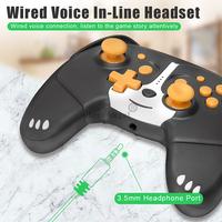 Gambar IIne Pro Controller Bluetooth Wireless Gamepad Nintendo Switch Dog/Fox - L504 RED dari Rocket Games undefined 4 Tokopedia