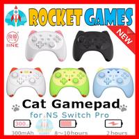 Gambar IINE Wireless Pro Controller Bluetooth Stick Nintendo Switch/Lite CAT - L287 CAT BLACK dari Rocket Games undefined 1 Tokopedia