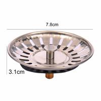 Gambar Penutup Lubang Bak Cuci Piring Sink Filter 7.8 x 3.1 cm M128463 Silver dari tsproject37 undefined 5 Tokopedia