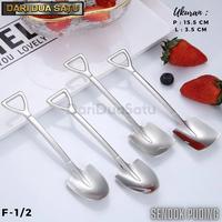 Gambar Sendok Kue Puding Buah Es Krim Stainless Model Sekop - Lancip dari DariDuaSatu undefined 4 Tokopedia