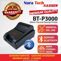 Gambar PRINTER KASIR KASSEN BT-P3000 BT P3000 USB BLUETOOTH THERMAL 80MM dari nura tech undefined 2 Tokopedia