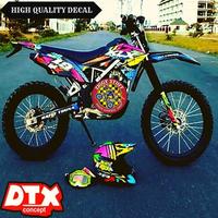 Gambar Stiker motor KLX motor trail decal KLX BF sticker motor KLXBF-049 - GLOSSY dari MotoSoris undefined 4 Tokopedia