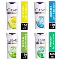 Gambar Shampo CLEAR Anti Dandruff - Apple/Menthol/Lemon/Soft Care - 160ml - Coconut dari Vepoint Shop undefined 1 Tokopedia