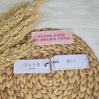 Gambar Flash card kanji dan kosakata bahasa jepang level N5 dari Flash card store undefined 2 Tokopedia