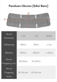 Gambar Corset Mamaway Nano Bamboo New Version - S-M dari Mama Pia undefined 3 Tokopedia