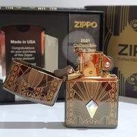 Gambar Zippo Original Art Deco COTY 2021 Gold Plated 4 sisi LImited 49501 dari OrderZippo Original undefined 3 Tokopedia