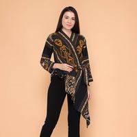 Gambar Blouse osaka series batik tenun motif asmat - hitam - M dari Tenun Ahmad undefined 3 Tokopedia