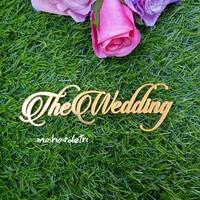 Gambar The Wedding 03 bahan Akrilik Gold dari Mahardetri undefined 1 Tokopedia