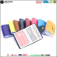 Gambar Dompet Kartu Kulit 24 Slots - Slot Sekat ATM KTP SIM BPJS - PU Leather dari NQB STORE undefined 1 Tokopedia