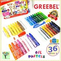 Gambar Crayon / Oil Pastel 36 Warna - GREEBEL dari ATK Grosir undefined 1 Tokopedia