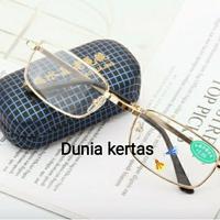 Gambar Kacamata Baca Lipat Lensa Kaca Frame Besi - Plus3.5 dari Kezia online shop undefined 2 Tokopedia