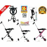 Gambar STROLLER ANAK PMB MICRO TRIKE DORONGAN ANAK EZZY MODE - LW005 3RD Blue, Dus Packing dari Wildan Sholihin undefined 2 Tokopedia