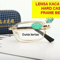 Gambar Kacamata Baca Lipat Lensa Kaca Frame Besi - Plus3.5 dari Kezia online shop undefined 1 Tokopedia