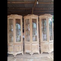 Gambar Almari Sudut Jati, Lemari Pojok, Lemari Hias, Lemari dari WIJATI FURNITURE undefined 3 Tokopedia