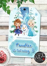Gambar Gift Tag / Birthday Card Tag / Ucapan Ultah Anak tema frozen - 01 dari KursiPutihStudio_NEW undefined 1 Tokopedia