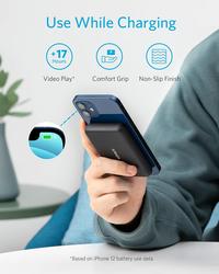 Gambar Powerbank Anker Powercore Magnetic 5K Magsafe Support - Black dari Primegad undefined 2 Tokopedia