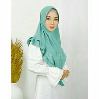 Gambar jilbab hijab instan Linalivia JAMILAH kerudung bergo murah Ori terbaru - Fanded Mint dari MASHA hijab undefined 4 Tokopedia
