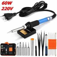 Gambar Peralatan Solder Lengkap 7 in 1 alat Service Komputer dan HP 60W 220W dari geostore79 undefined 1 Tokopedia