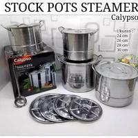 Gambar Calipso Stock Pot Steamer Panci Dan Teko Kayuputih652 dari kayuputihstore2 undefined 1 Tokopedia