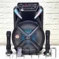 Gambar Speaker Portable Wireless DAT DT 1210FT X2 Original 12 inch Bluetooth - DAT DT 1210FT dari Mellzu Store undefined 1 Tokopedia