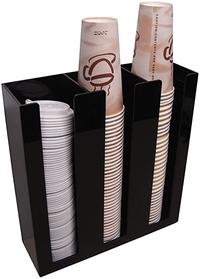 Gambar RAK CUP / DISPENSER / ORGANIZER PAPER CUP COFFEE CUP 3 SLOT dari Laser Cut Depok undefined 1 Tokopedia