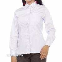 Gambar Kemeja Kerja Wanita Putih Lengan Panjang - biru navy, XXL dari H&P collection undefined 5 Tokopedia