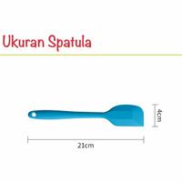 Gambar Spatula Silicone Mini Ukuran 21 cm - Orange dari Jannalicious undefined 3 Tokopedia