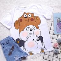 Gambar KAOS / BAJU/ ATASAN OVERSIZE KATUN - MOTIF PUTIH dari mysimplykitchen undefined 2 Tokopedia