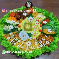 Gambar Nasi Tumpeng | Tumpeng Nasi Kuning untuk 20 porsi Jakarta Timur - 47-50 cm dari Dapoer Umma 2 (Premium) undefined 1 Tokopedia