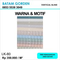 Gambar Gorden / Tirai Vertical Blind Batam Gorden LK-80 dari Lukei undefined 4 Tokopedia