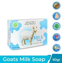 Gambar JINZU Sabun Goat's Milk Soap 90gr / Sabun Mandi Batangan Susu Kambing dari thaicosmeticid undefined 2 Tokopedia