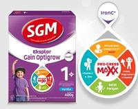 Gambar SGM EKSPLOR GAIN OPTIGROW VANILA 400GR UNTUK ANAK USIA 1-5 TAHUN dari Medica Online Sby undefined 1 Tokopedia